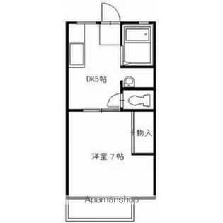 ダイサンコーポ102(宝石台)【2階】の間取り